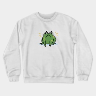 Angy frog! Crewneck Sweatshirt